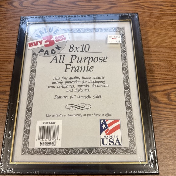 National Geographic Other - VTG NOS Frame 3-Pack National Picture And Frame Co Made In USA 8x10 Sealed